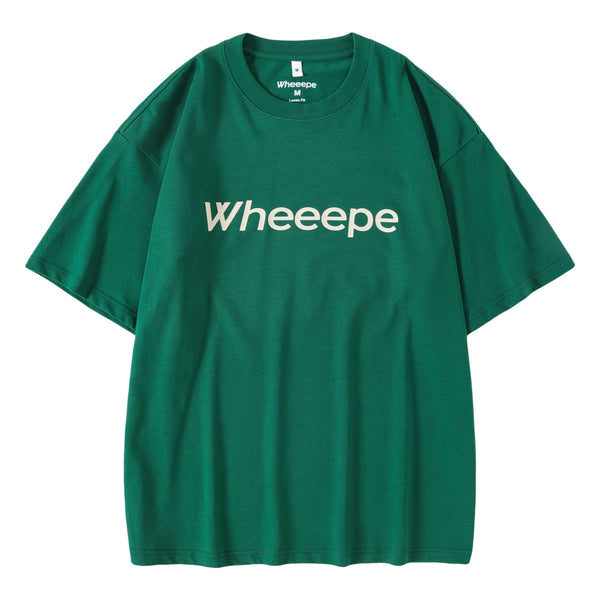 Wheeepe Word Logo Tee - Forest Green