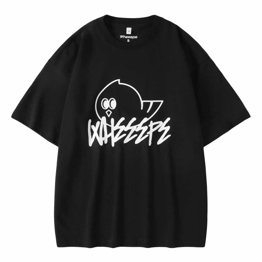 Scarlet Minivet Logo Tee - Black